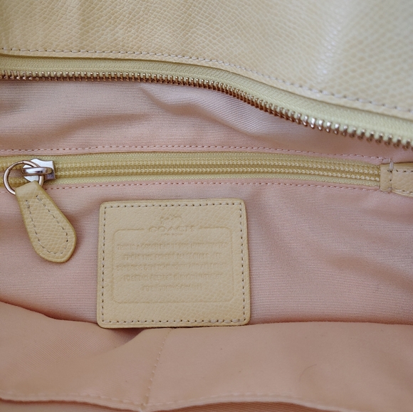 Coach Crossgrain Leather Taxi Zip Top Tote Shoulder Bag - Picture 8 of 11